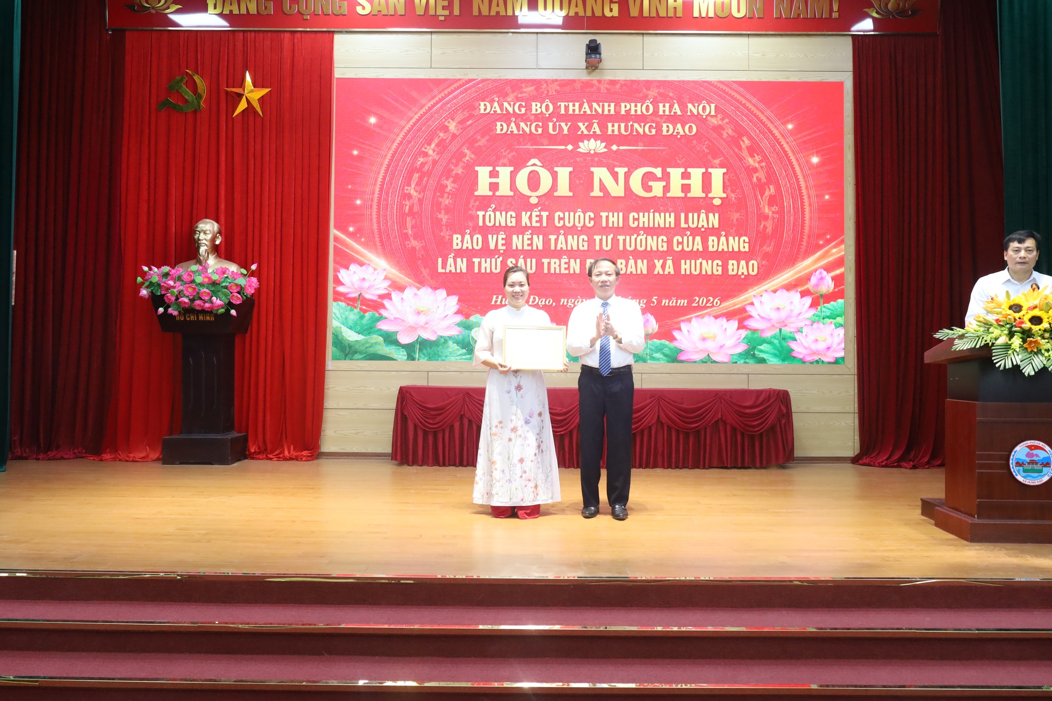 Xã Hưng Đạo lan tỏa sâu rộng Cuộc thi chính luận bảo vệ nền tảng tư tưởng của Đảng năm 2026