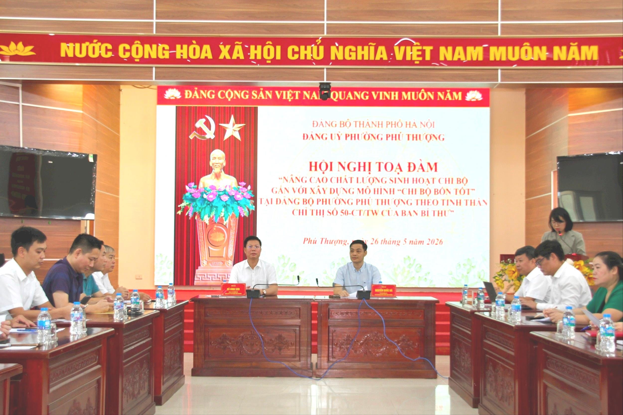 Phường Phú Thượng đổi mới sinh hoạt chi bộ, nâng cao chất lượng xây dựng “Chi bộ bốn tốt”