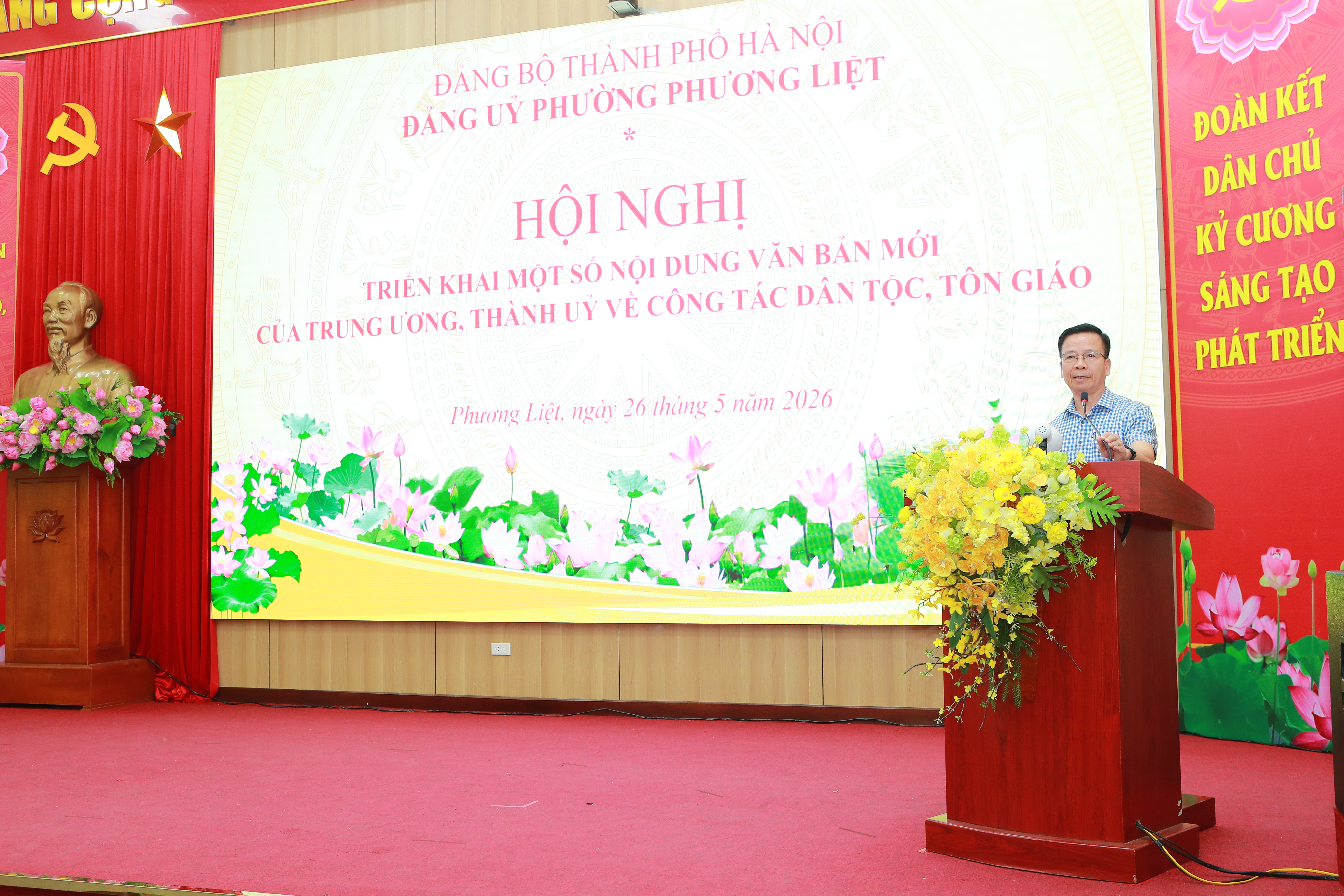 Phường Phương Liệt triển khai nội dung mới về công tác dân tộc, tôn giáo đến cơ sở
