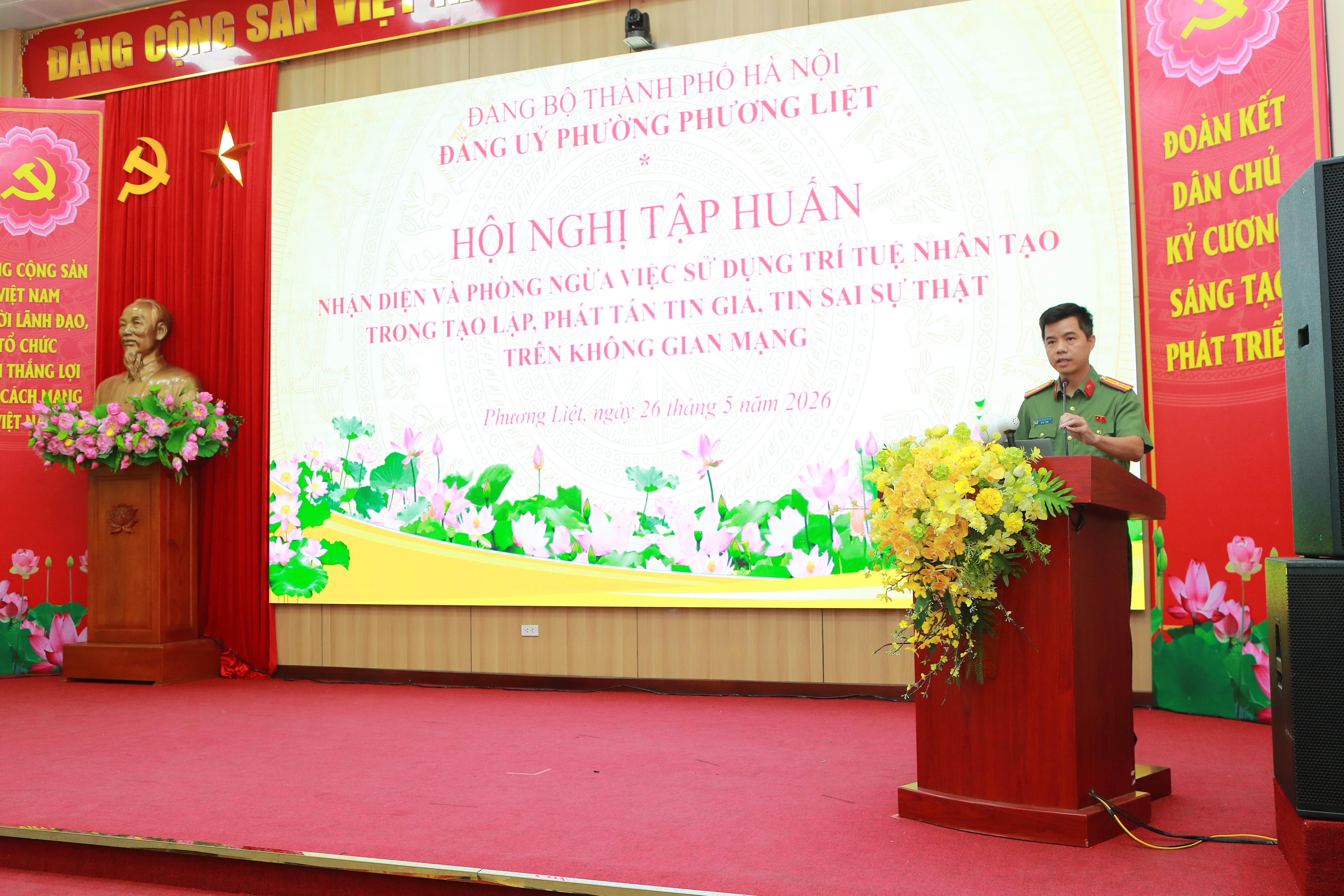 Phường Phương Liệt tập huấn kỹ năng nhận diện tin giả trên không gian mạng