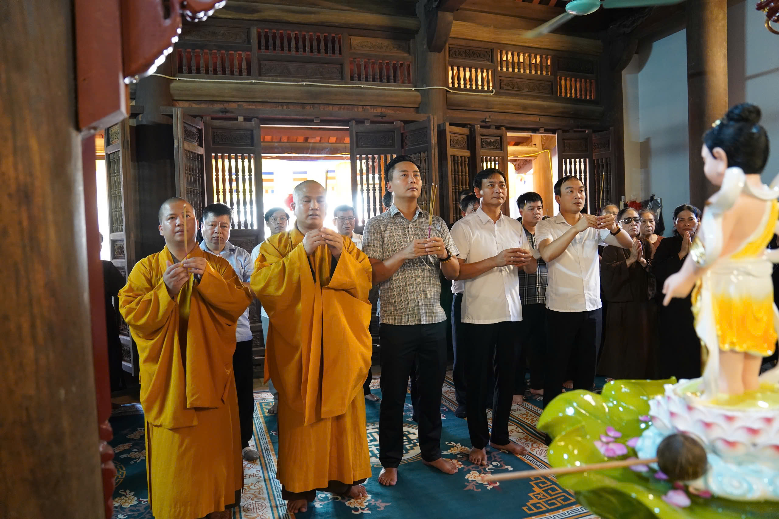 Xã Minh Châu trang nghiêm tổ chức Đại lễ Phật đản Phật lịch 2570, lan tỏa tinh thần đoàn kết và nhân ái