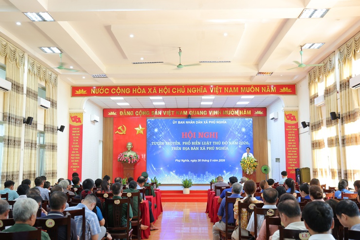 Xã Phú Nghĩa nâng cao nhận thức pháp luật, tạo đồng thuận triển khai Luật Thủ đô năm 2026