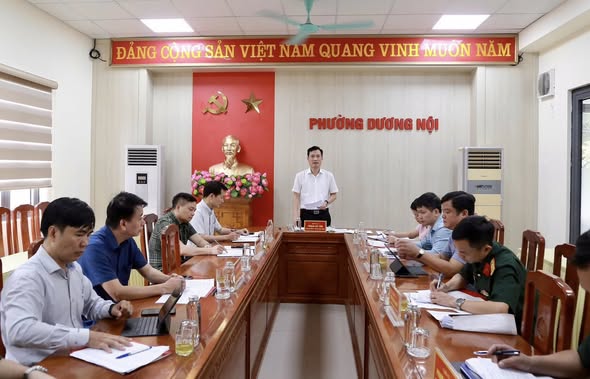 Phường Dương Nội tăng cường nâng cao chất lượng giáo dục quốc phòng, an ninh và xây dựng thế trận phòng không nhân dân năm 2026