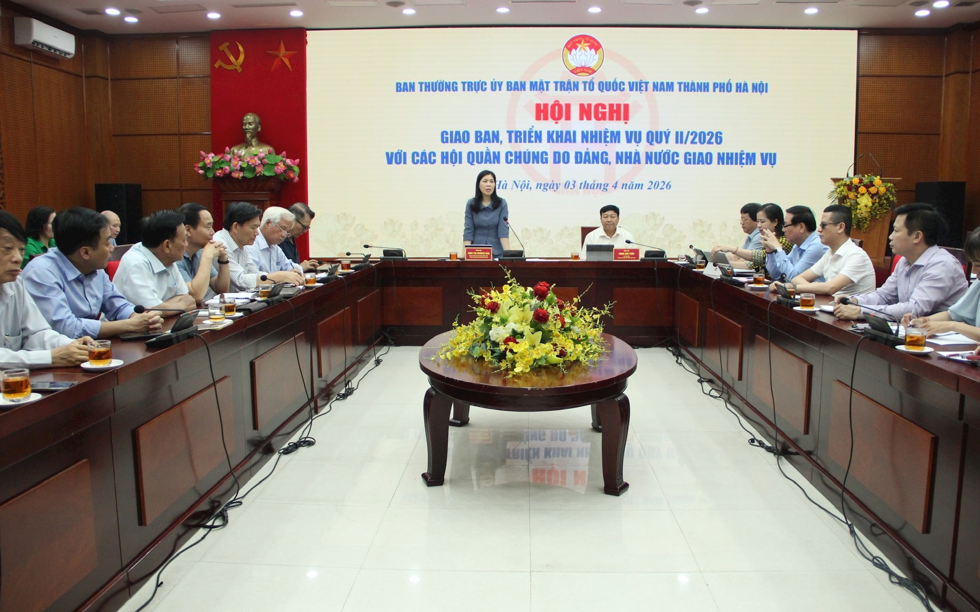 Ủy ban MTTQ Việt Nam thành phố Hà Nội thống nhất nhiệm vụ sau khi tiếp nhận 18 hội quần chúng trực thuộc