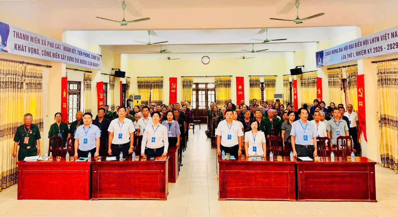Xã Phú Cát kiện toàn tổ chức Hội Cựu Thanh niên xung phong sau sáp nhập đơn vị hành chính