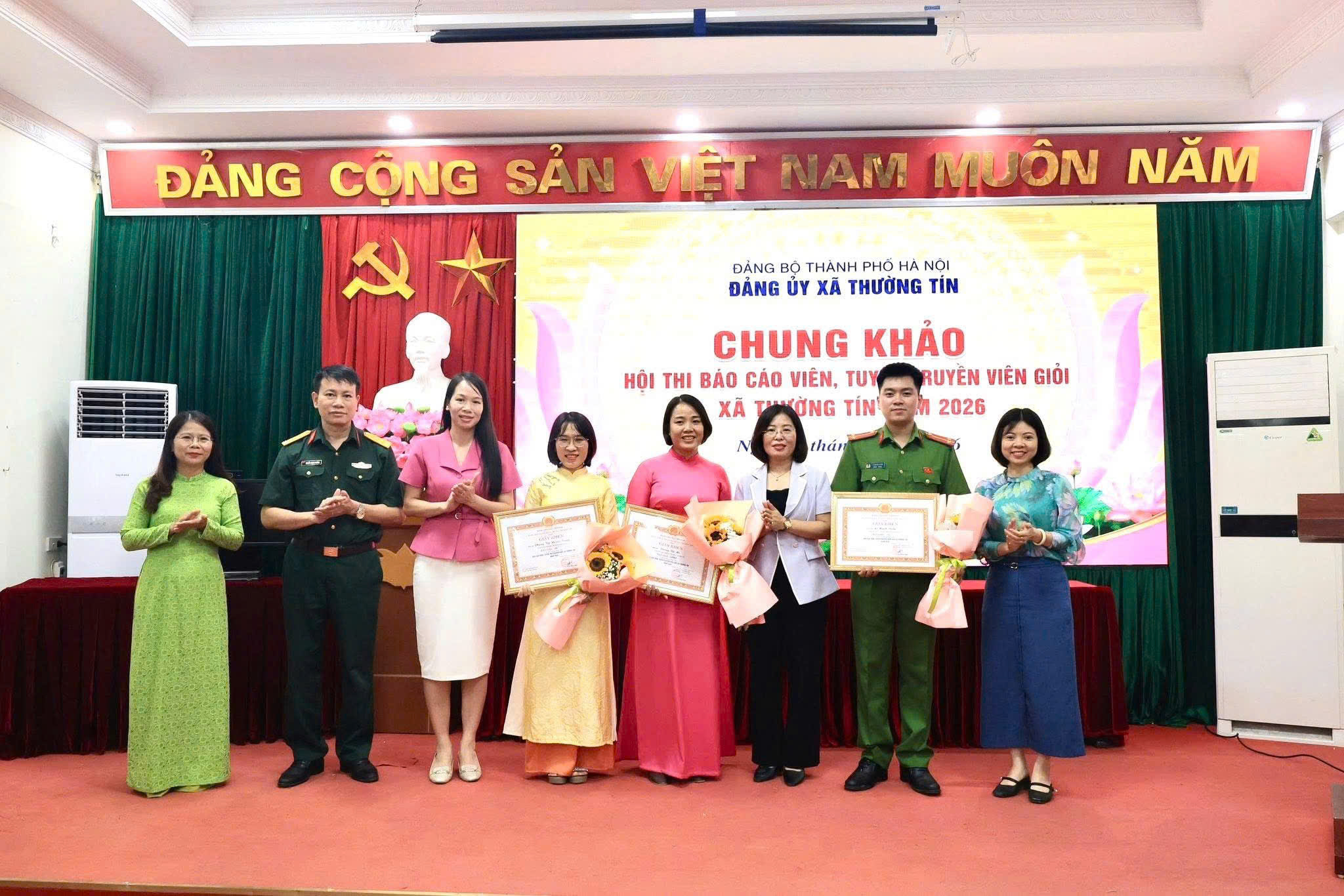Xã Thường Tín lựa chọn báo cáo viên xuất sắc tham dự Hội thi cấp thành phố
