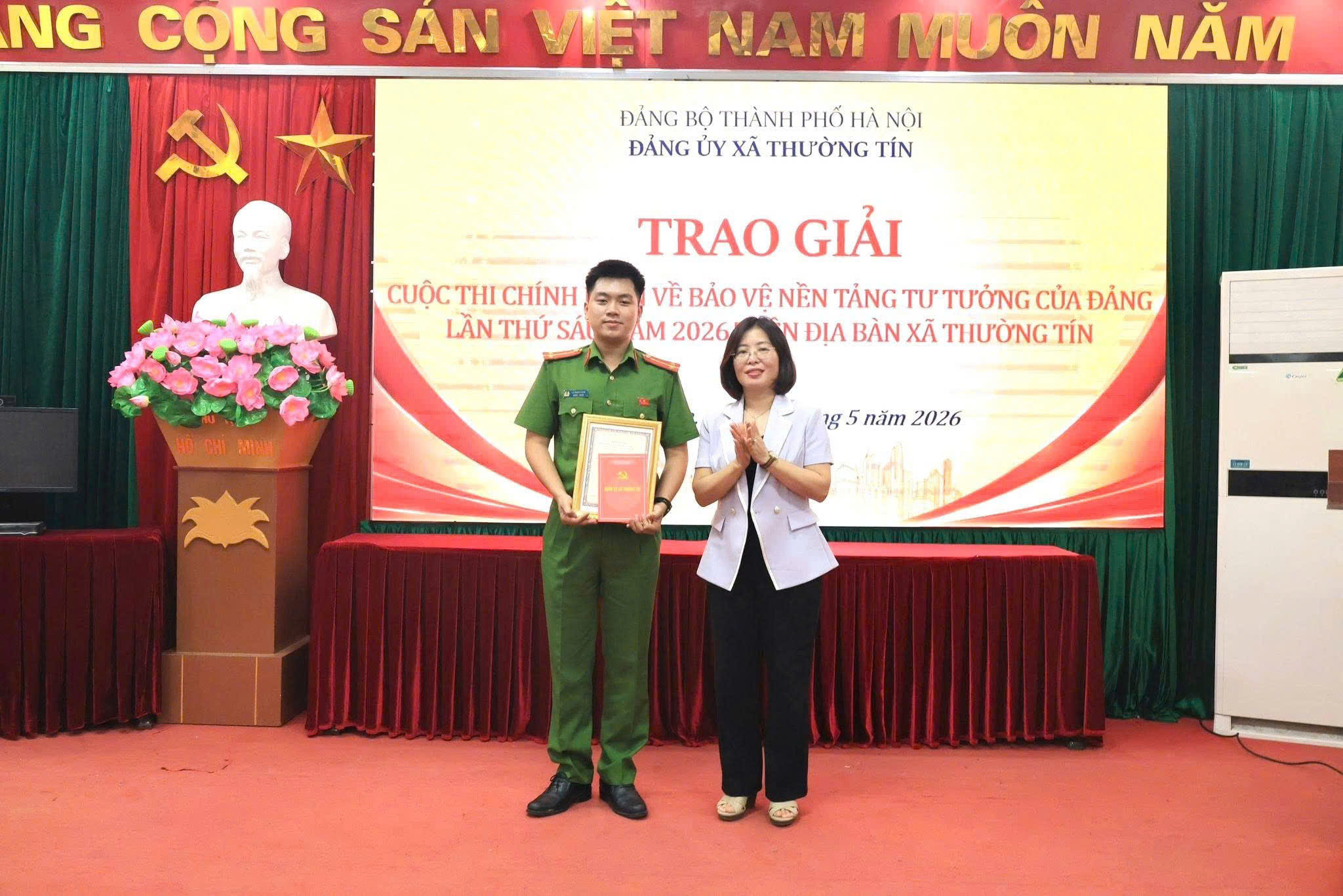 Xã Thường Tín trao giải Cuộc thi chính luận lần thứ VI, lựa chọn tác phẩm tiêu biểu dự thi cấp thành phố