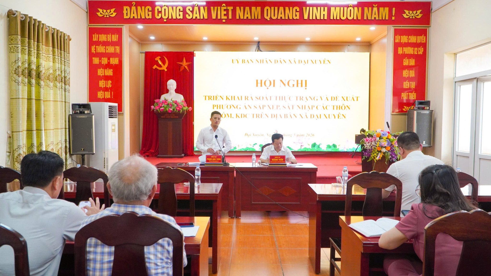 Xã Đại Xuyên rà soát phương án sắp xếp thôn, khu dân cư theo hướng giữ gìn bản sắc và tạo đồng thuận trong nhân dân