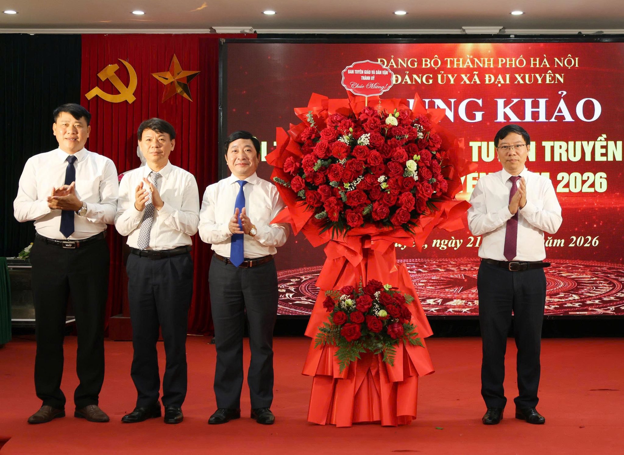Xã Đại Xuyên nâng chất lượng tuyên truyền miệng qua hội thi báo cáo viên, tuyên truyền viên giỏi