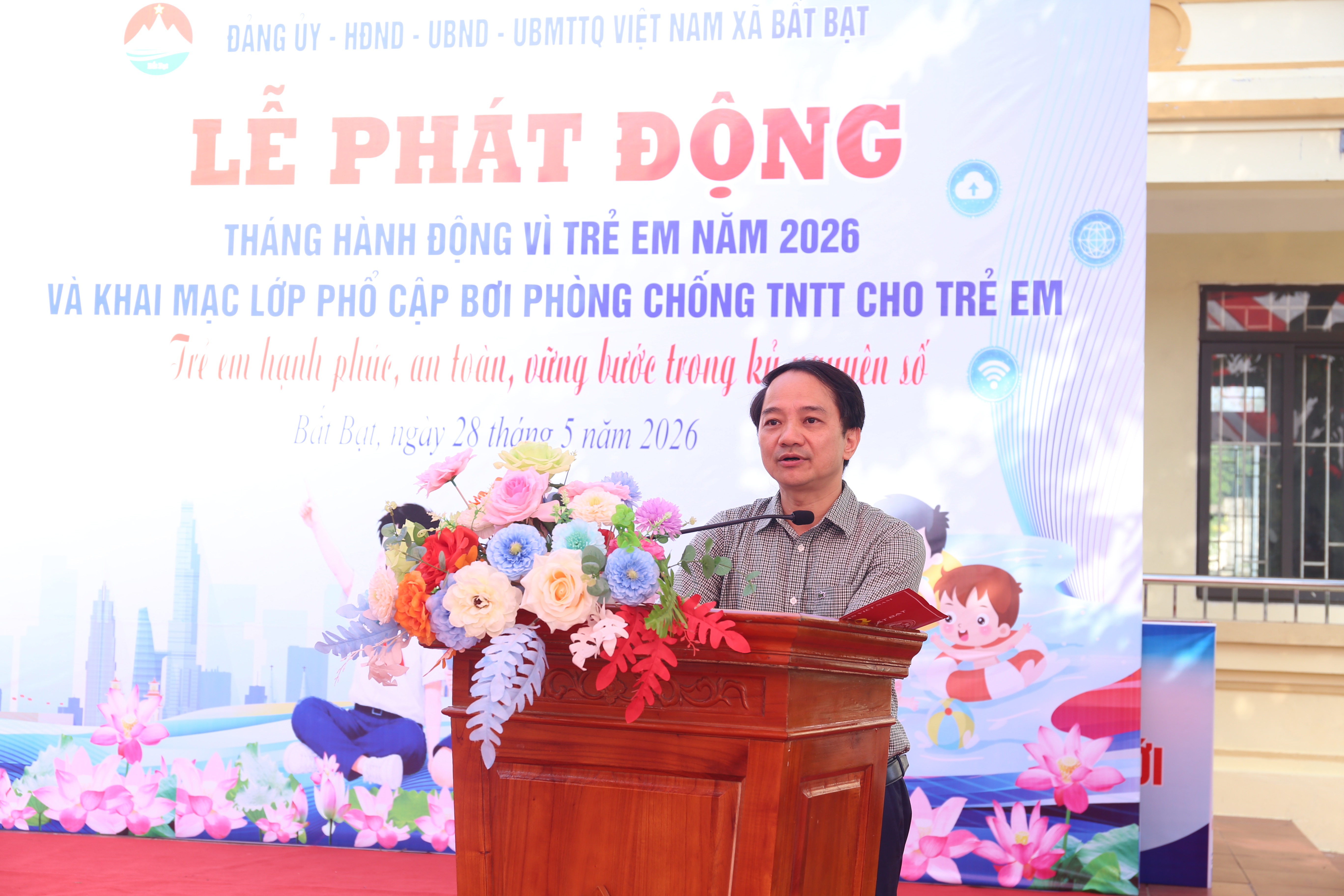 Bất Bạt phát động Tháng hành động vì trẻ em năm 2026, đẩy mạnh phổ cập bơi phòng chống đuối nước