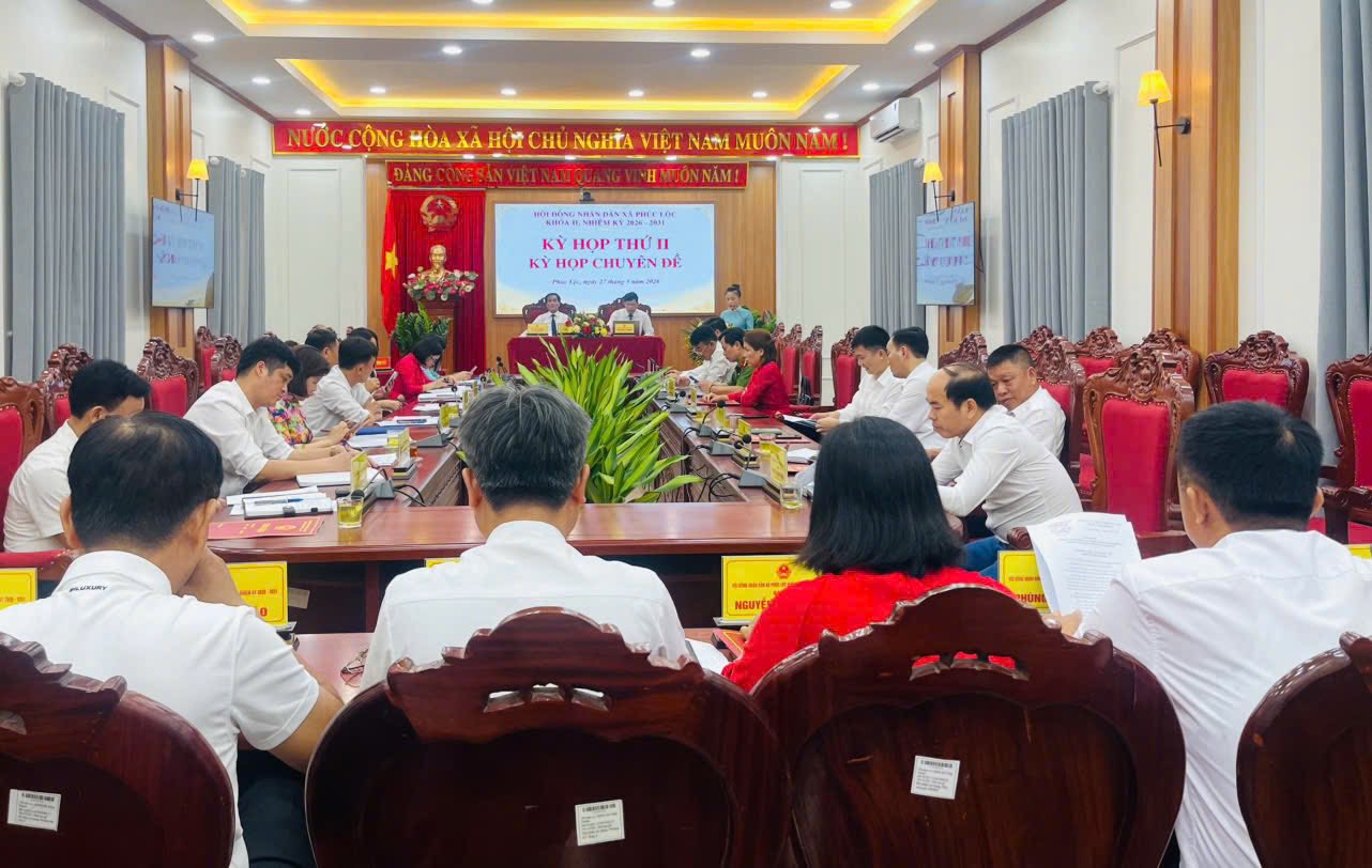 HĐND xã Phúc Lộc quyết nghị nhiều nội dung trọng tâm, tạo động lực thực hiện nhiệm vụ phát triển năm 2026