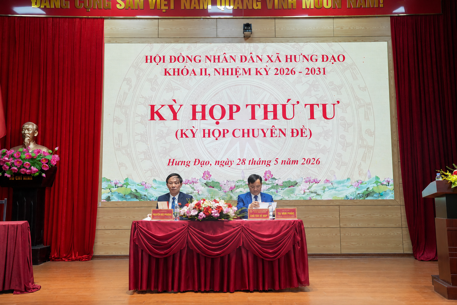 HĐND xã Hưng Đạo quyết nghị điều chỉnh kế hoạch vốn đầu tư công năm 2026, tạo động lực thúc đẩy các dự án trọng điểm