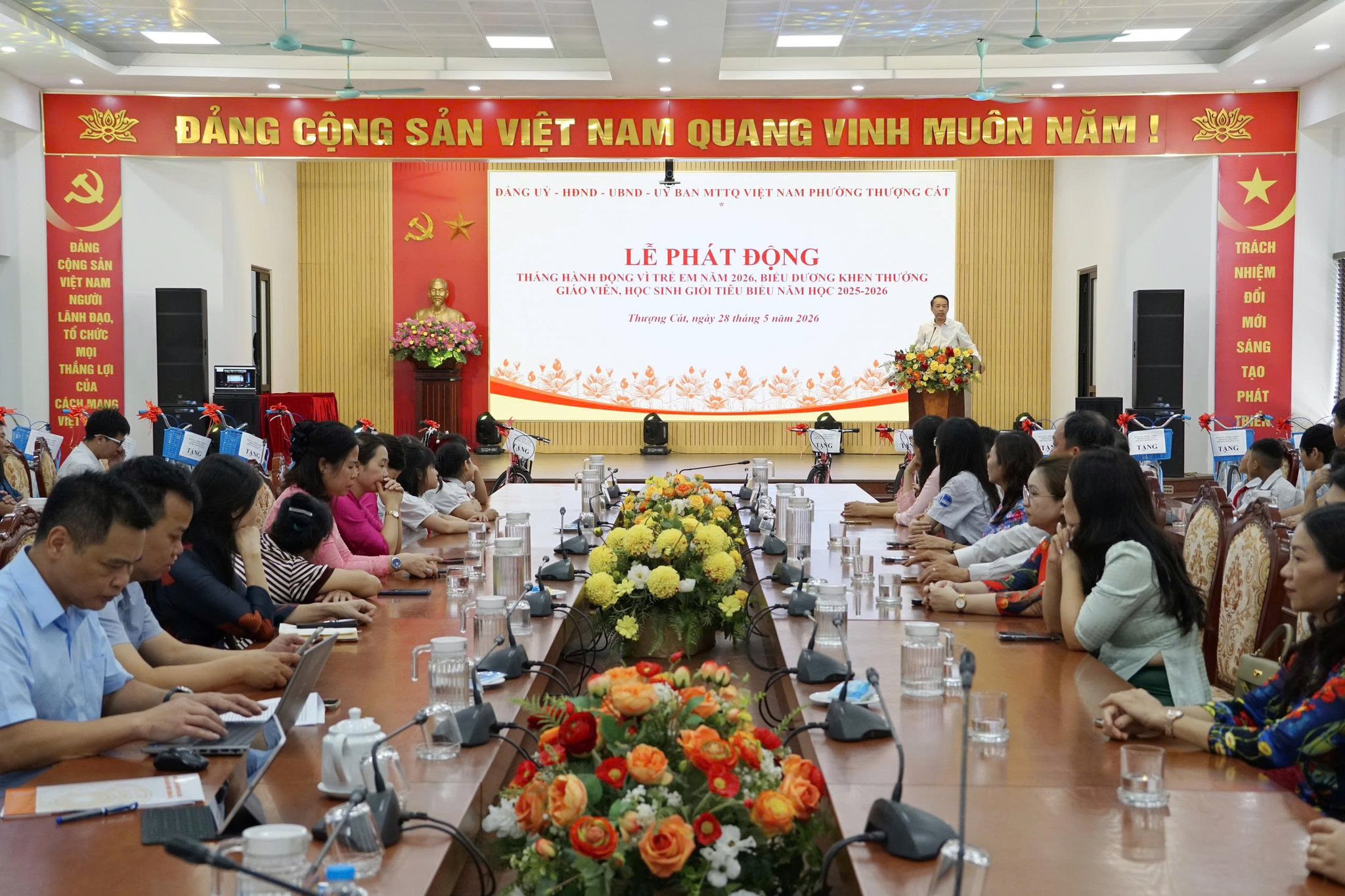 Phường Thượng Cát phát động Tháng hành động vì trẻ em năm 2026, lan tỏa yêu thương vì thế hệ tương lai