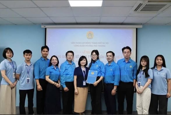 Phường Phú Thượng mở rộng tổ chức công đoàn trong doanh nghiệp công nghệ, tạo động lực mới cho chuyển đổi số