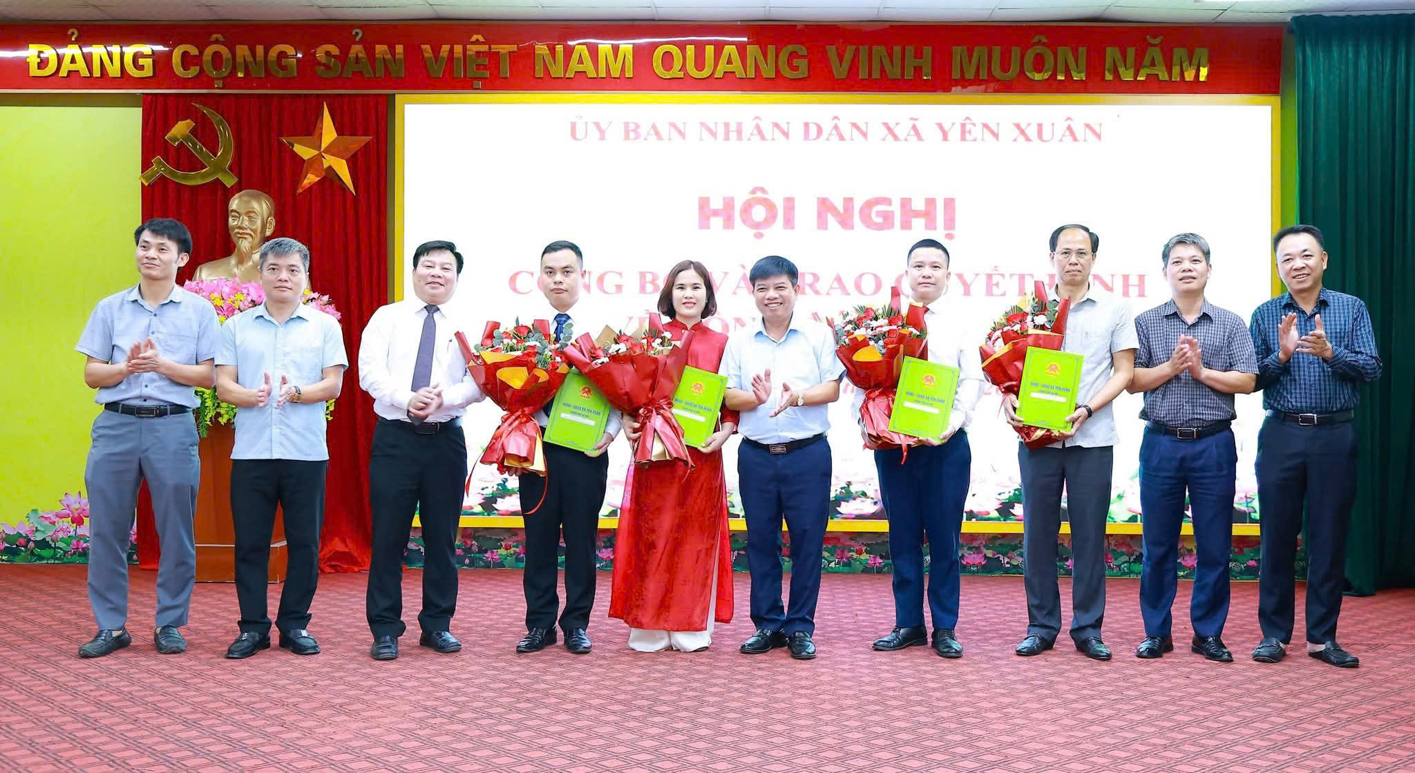 Xã Yên Xuân kiện toàn đội ngũ cán bộ, đáp ứng yêu cầu nhiệm vụ trong giai đoạn mới