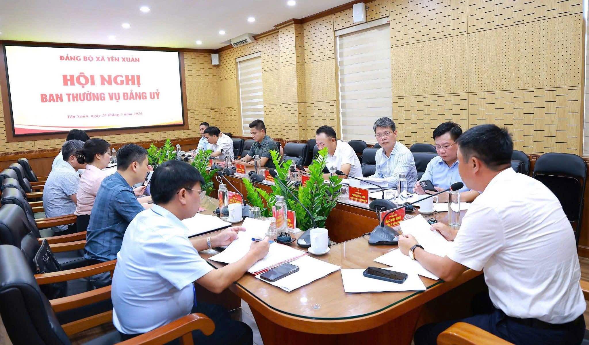 Xã Yên Xuân cho ý kiến nhiều nội dung trọng tâm về phát triển kinh tế - xã hội và công tác xây dựng Đảng