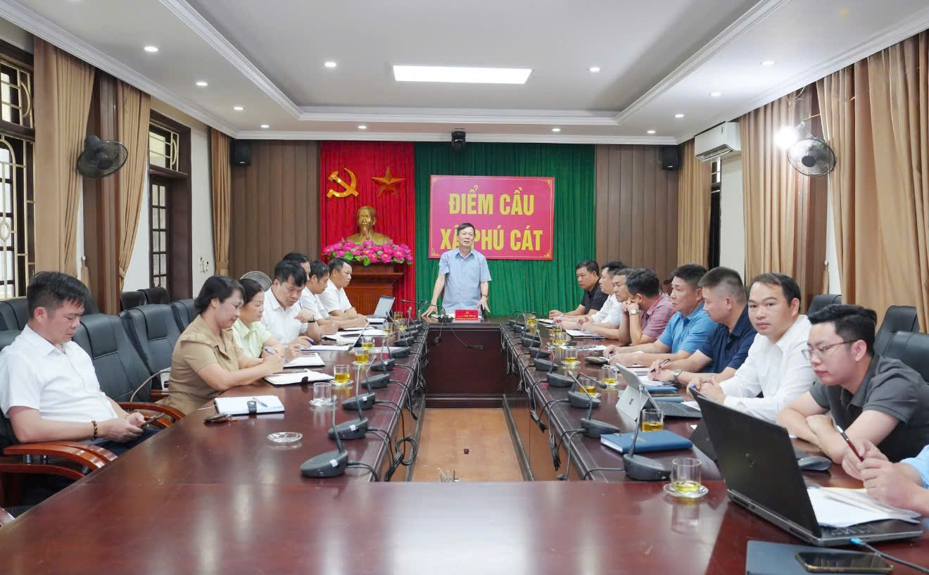 Xã Phú Cát tập trung hoàn thiện phương án sử dụng quỹ đất bàn giao từ Công ty Cổ phần Chè Long Phú