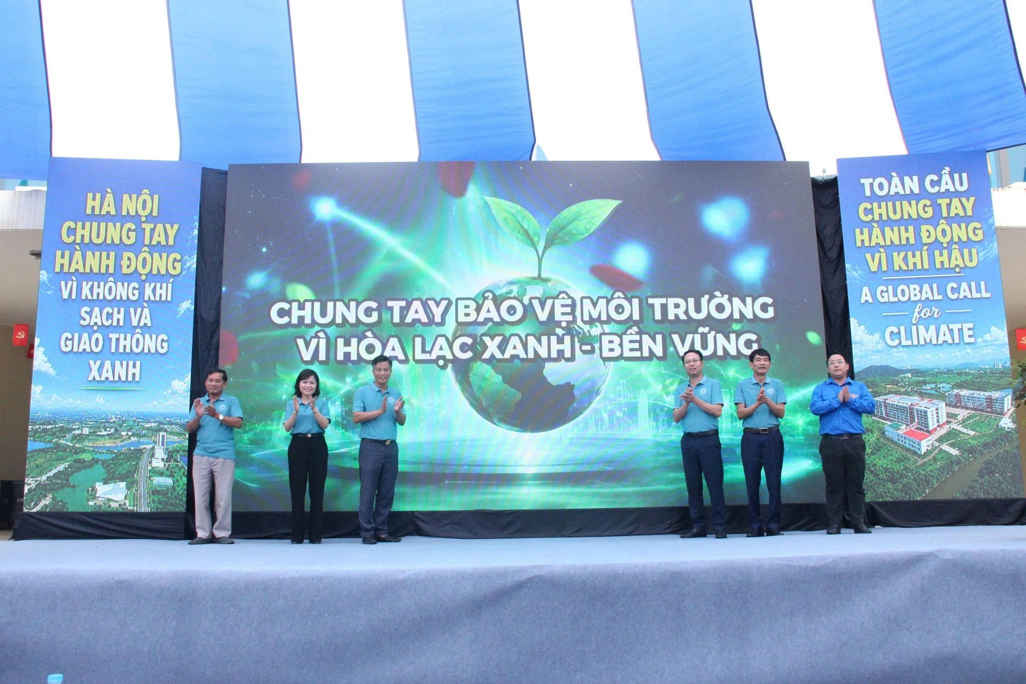 Xã Hòa Lạc lan tỏa thông điệp sống xanh, phát động Tháng hành động vì môi trường năm 2026
