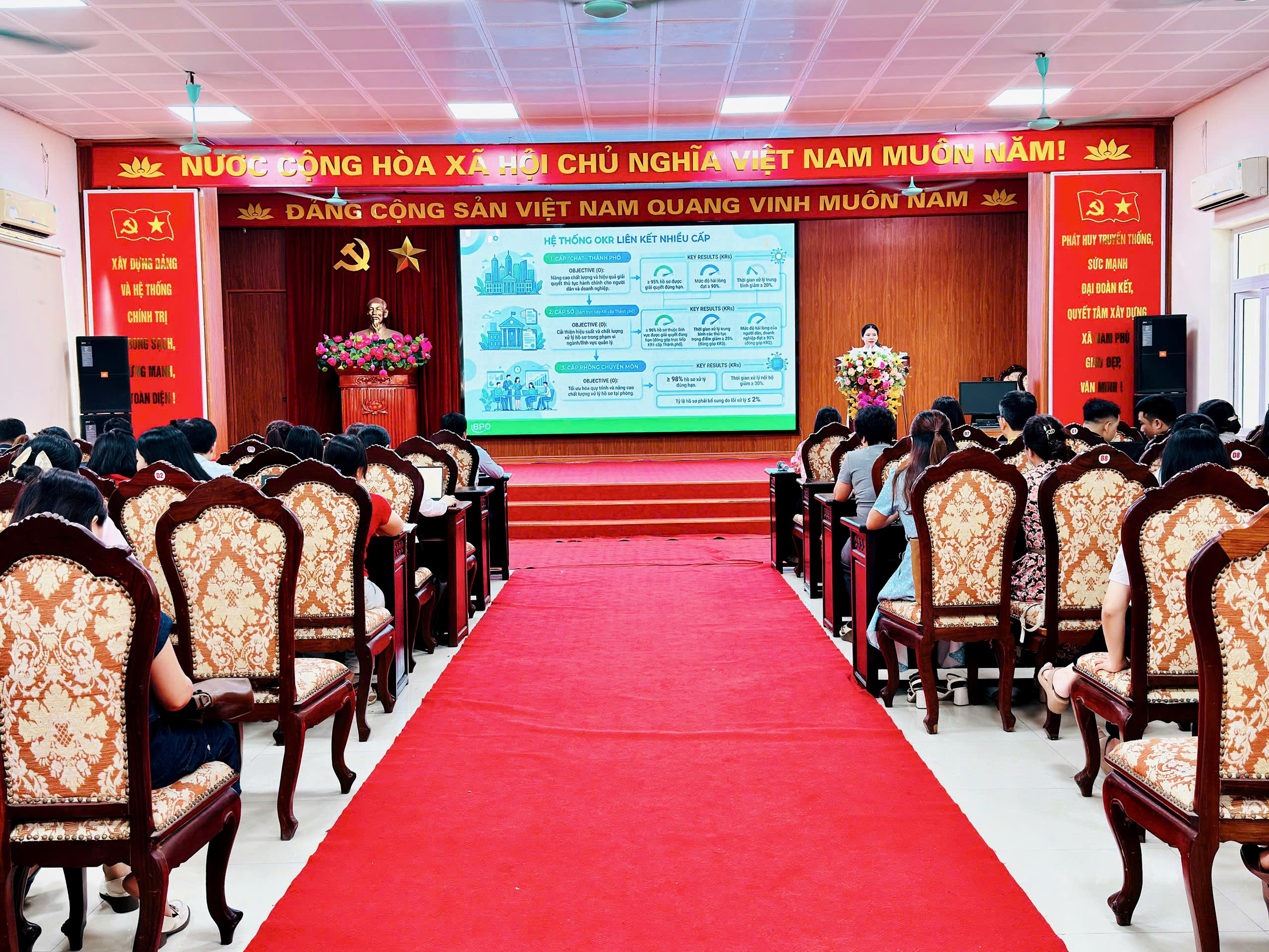 Xã Nam Phù đẩy mạnh chuyển đổi số, đưa HanoiWork vào quản trị và đánh giá cán bộ theo hiệu suất công việc