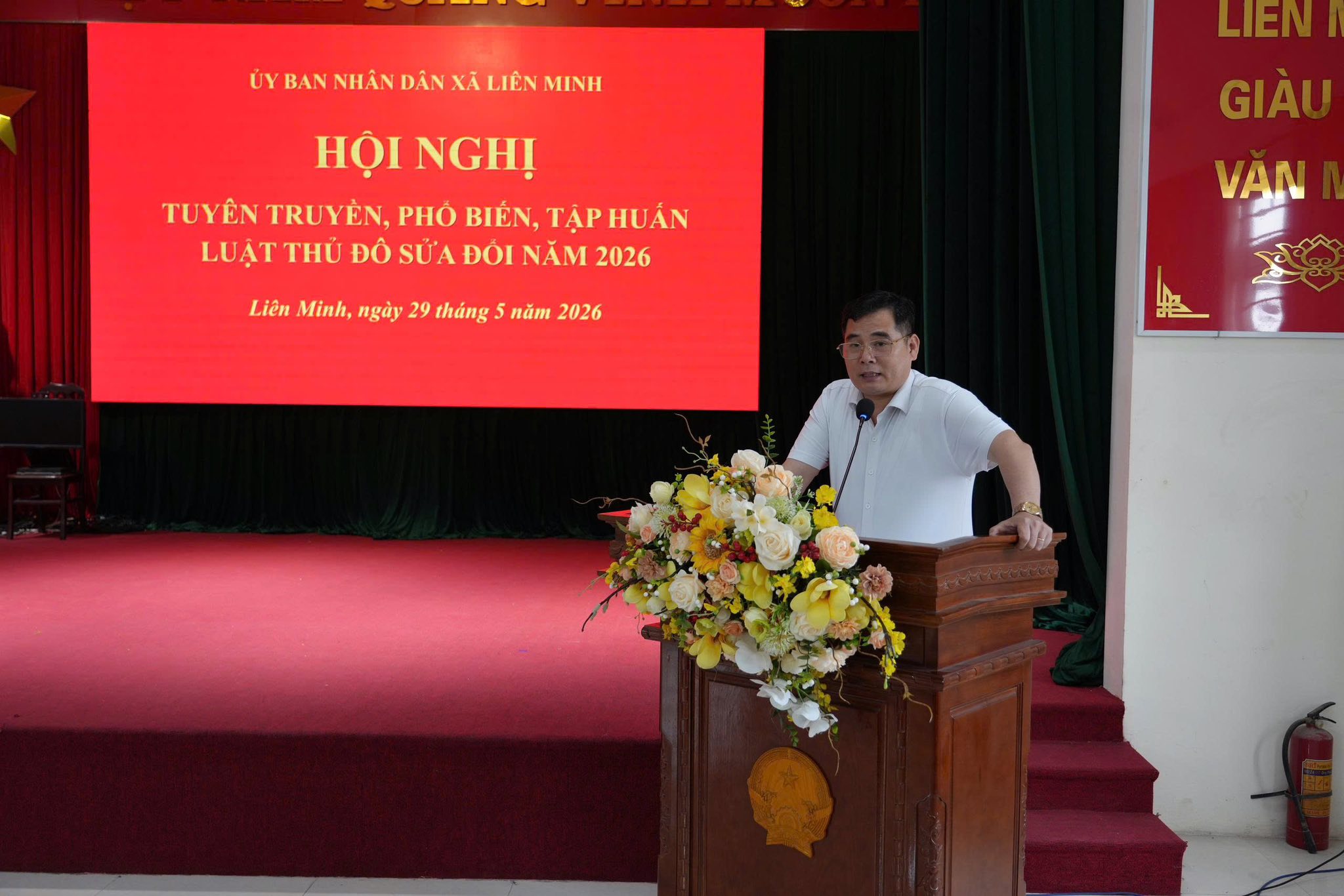 Xã Liên Minh lan tỏa sâu rộng Luật Thủ đô năm 2026 đến cán bộ, đảng viên và nhân dân