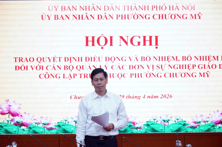 Phường Chương Mỹ kiện toàn lãnh đạo các trường học, nâng cao chất lượng quản lý giáo dục