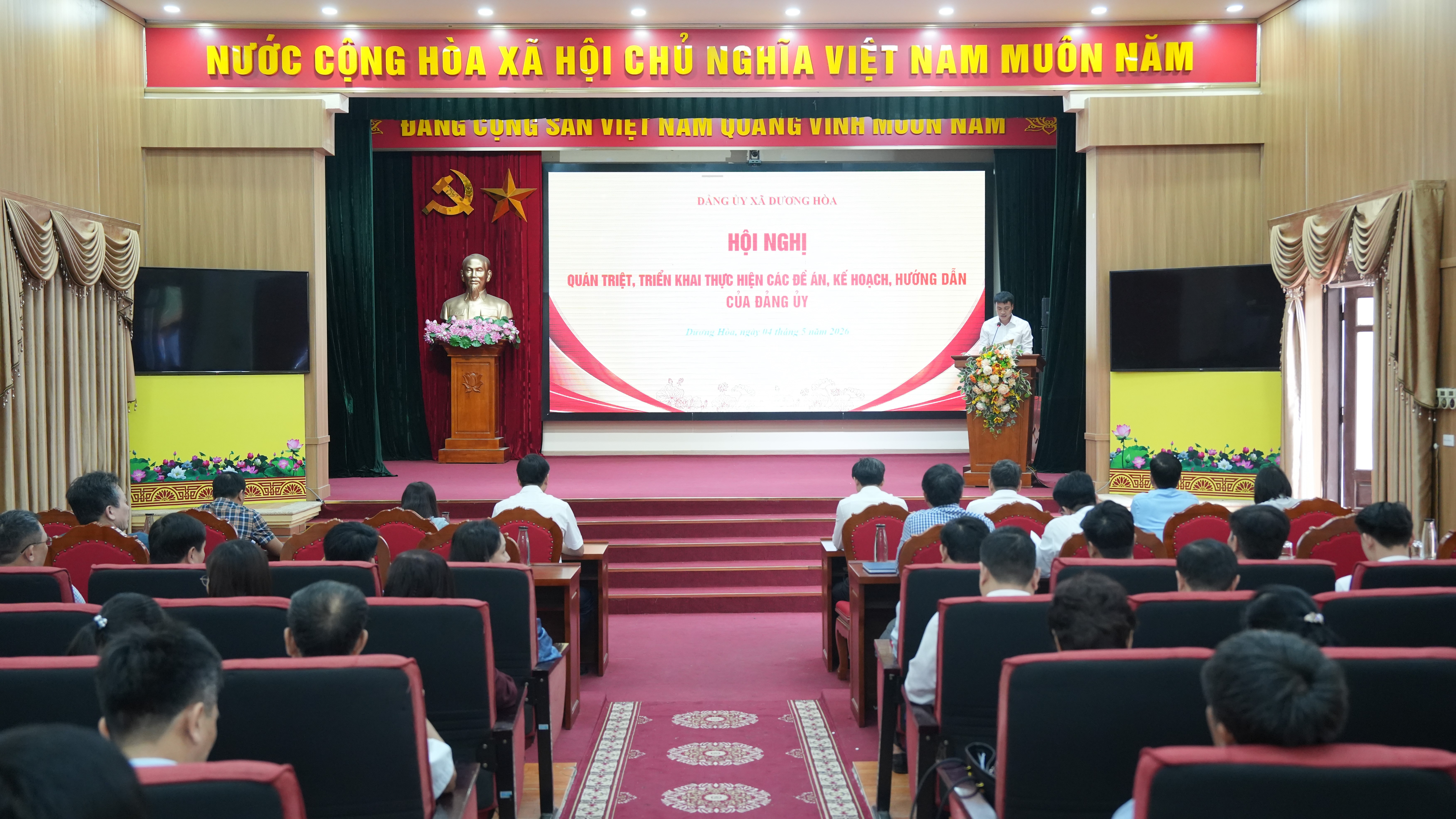 Xã Dương Hòa quán triệt đồng bộ 05 đề án, siết chặt kỷ cương, nâng cao hiệu lực hệ thống chính trị