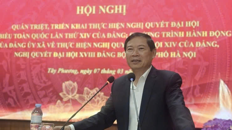 Xã Tây Phương quán triệt Nghị quyết Đại hội XIV của Đảng tới hơn 2.700 cán bộ, đảng viên