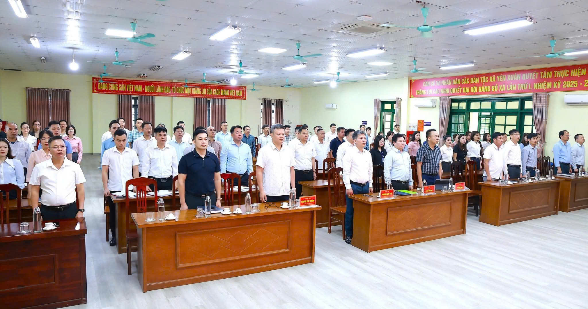 Xã Yên Xuân siết kỷ cương công vụ, triển khai đồng bộ nhiệm vụ trọng tâm tháng 5-2026