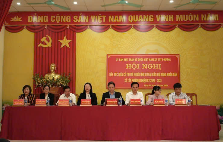 Cử tri xã Tây Phương gửi gắm kỳ vọng tại các hội nghị tiếp xúc ứng cử viên HĐND xã