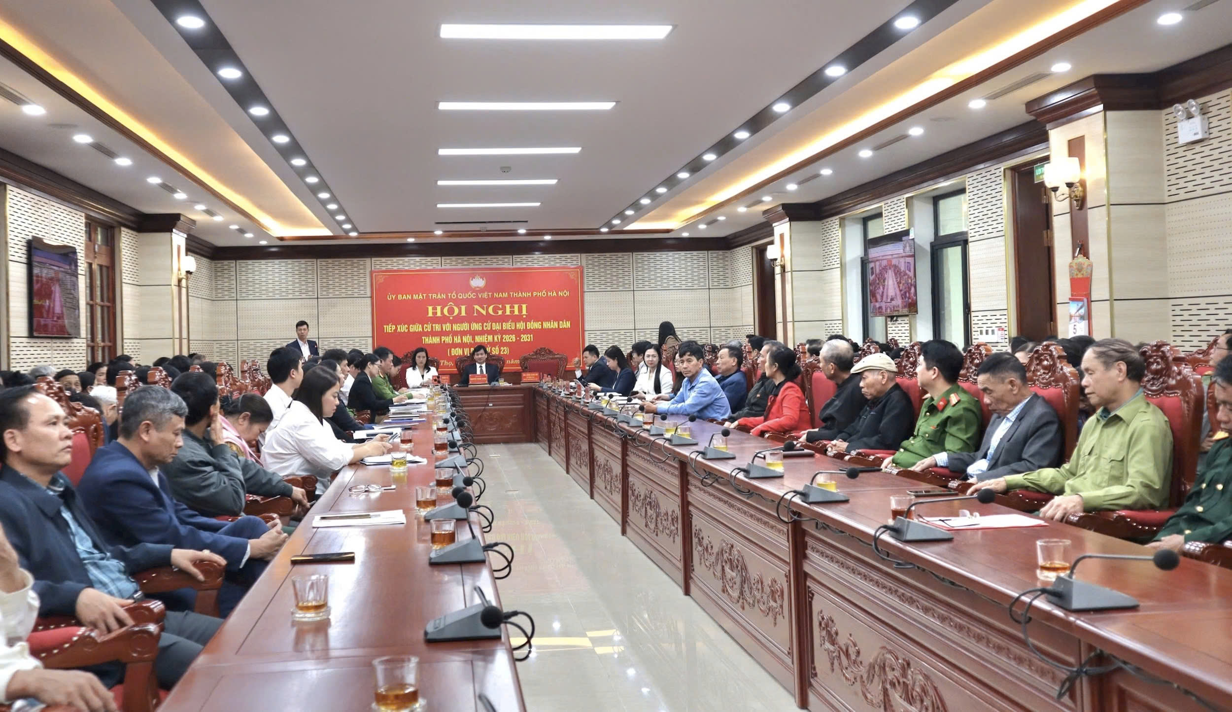 Ứng cử viên HĐND thành phố Hà Nội cam kết đồng hành cùng phát triển nông thôn mới tại Phúc Thọ, Hát Môn, Phúc Lộc
