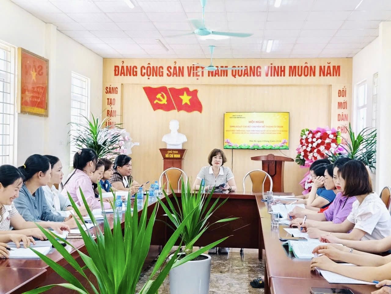 Xã Hòa Xá nâng cao chất lượng sinh hoạt chi bộ, lan tỏa tinh thần đổi mới trong toàn Đảng bộ