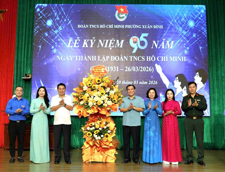 Tuổi trẻ phường Xuân Đỉnh tự hào tiếp bước truyền thống 95 năm Đoàn TNCS Hồ Chí Minh