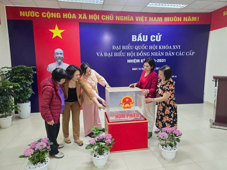 Phường Xuân Đỉnh hoàn tất các khâu chuẩn bị, sẵn sàng cho ngày hội bầu cử