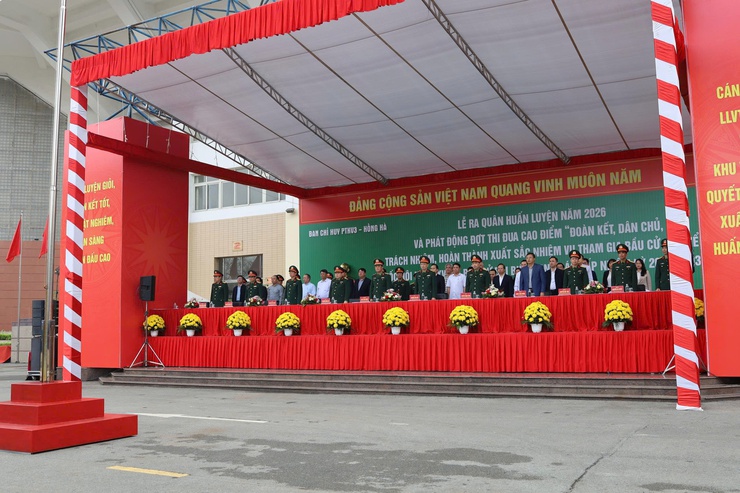 Lực lượng vũ trang Thủ đô ra quân huấn luyện năm 2026, phát động thi đua chào mừng bầu cử