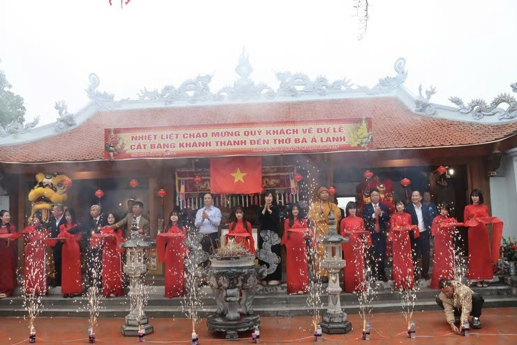 Khánh thành công trình tu bổ Đền thờ Bà Ả Lanh tại thôn Đại Nam