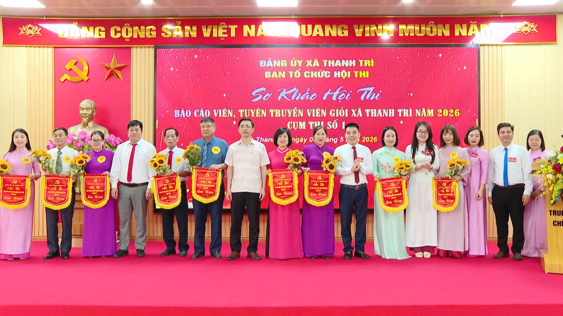 Xã Thanh Trì tổ chức sơ khảo Hội thi báo cáo viên, tuyên truyền viên giỏi, nâng cao chất lượng công tác tuyên truyền cơ sở