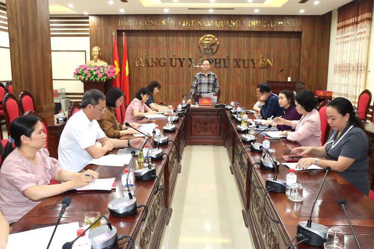 Xã Phú Xuyên thành lập Ban Chỉ đạo triển khai các nghị quyết về giáo dục, y tế và phát triển văn hóa