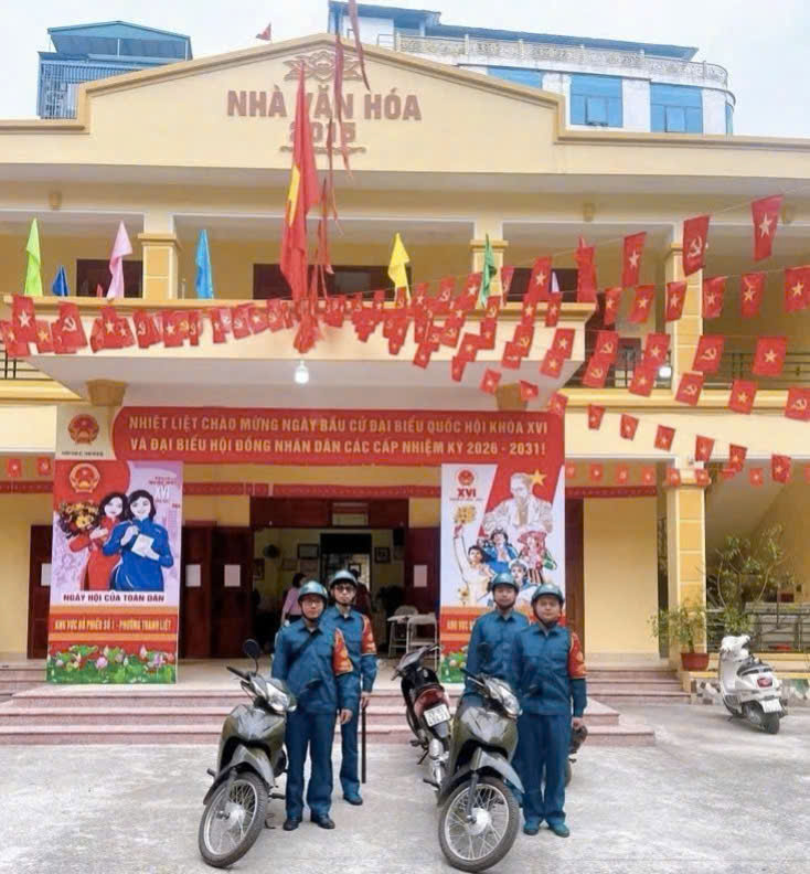 Phường Thanh Liệt tăng cường trực sẵn sàng chiến đấu, giữ vững an ninh trước ngày bầu cử 15-3