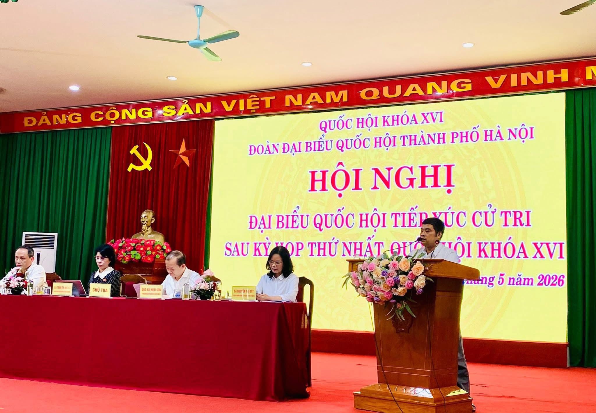 Đại biểu Quốc hội thành phố Hà Nội lắng nghe kiến nghị cử tri, nhấn mạnh kiểm soát giá cả và nâng cao chất lượng đời sống