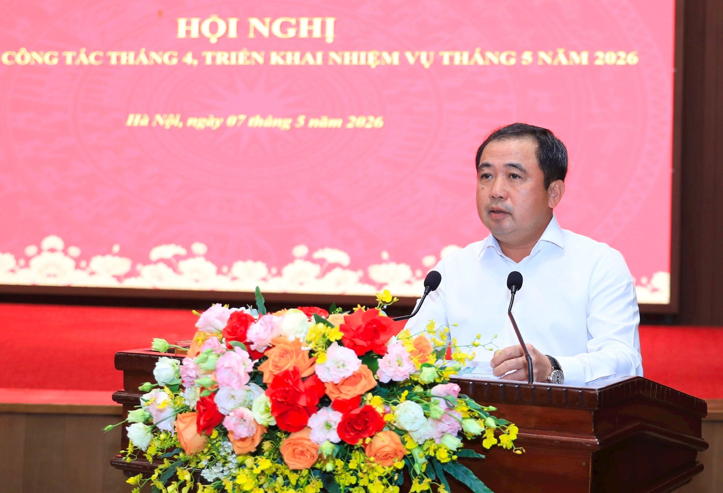 Bí thư Thành ủy Hà Nội Trần Đức Thắng nêu 4 yêu cầu với cán bộ trong xử lý công việc của thành phố
