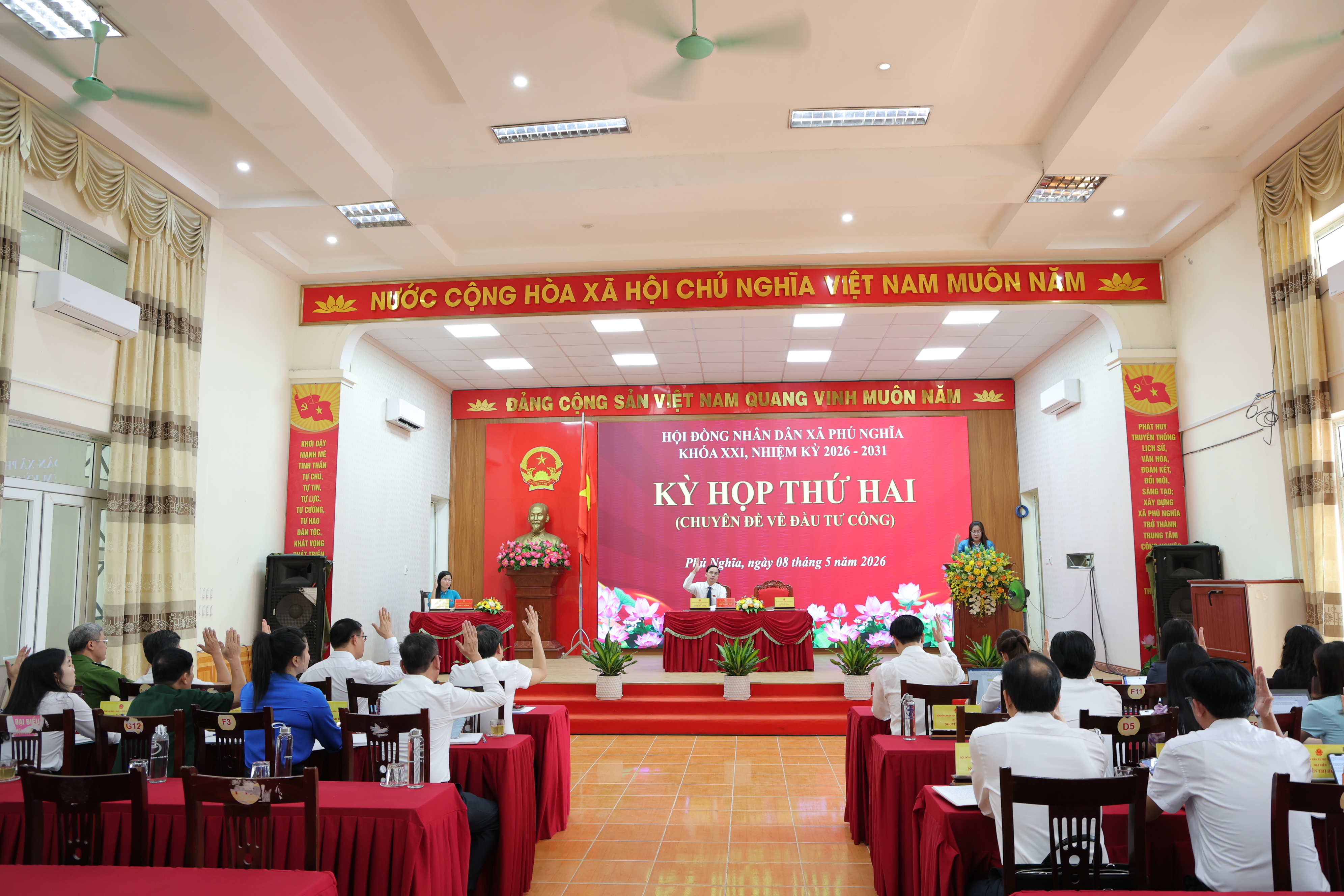 Xã Phú Nghĩa thông qua kế hoạch đầu tư công giai đoạn 2026-2030, tạo trục phát triển hạ tầng đồng bộ