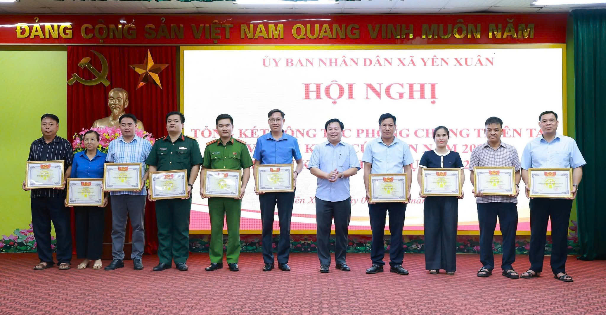 Xã Yên Xuân chủ động xây dựng phương án ứng phó thiên tai, bảo đảm an toàn cho người dân mùa mưa bão 2026