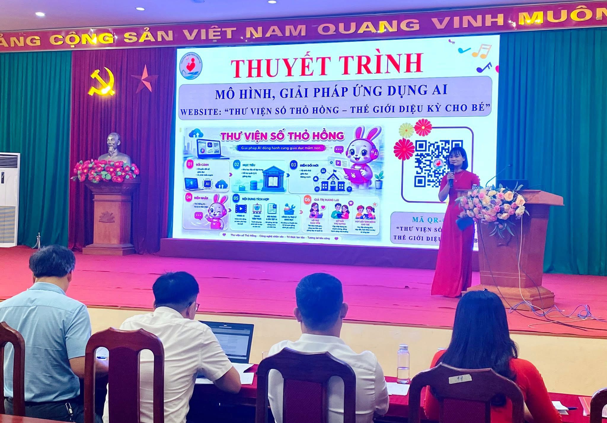 Xã Ô Diên lan tỏa tinh thần đổi mới sáng tạo qua cuộc thi “Ứng dụng trí tuệ nhân tạo trong quản lý, giảng dạy và hỗ trợ học sinh năm học 2025-2026”