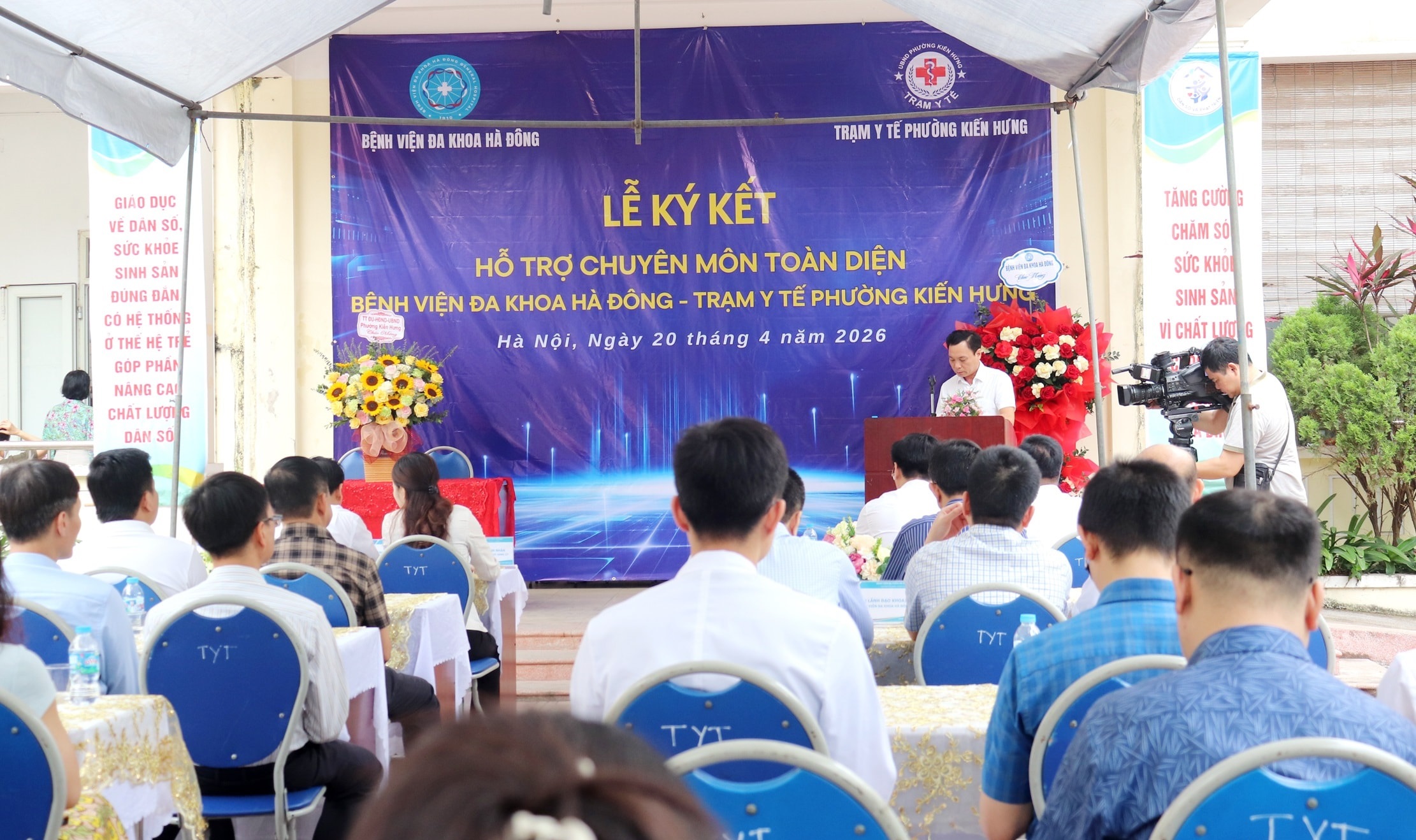 Phường Kiến Hưng tăng cường liên kết với Bệnh viện Đa khoa Hà Đông, nâng cao chất lượng y tế cơ sở