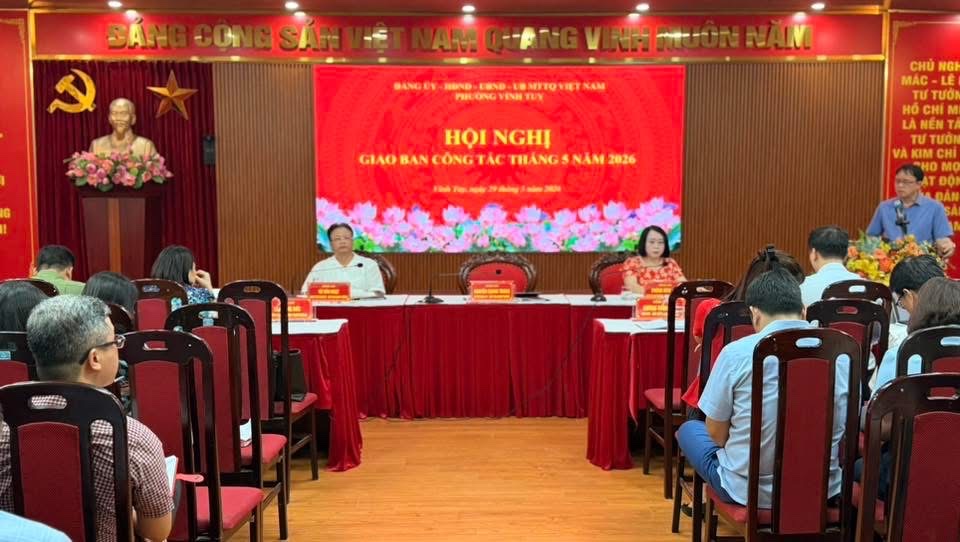 Phường Vĩnh Tuy siết chặt kỷ cương, nâng cao hiệu quả công tác xây dựng Đảng và quản lý đô thị