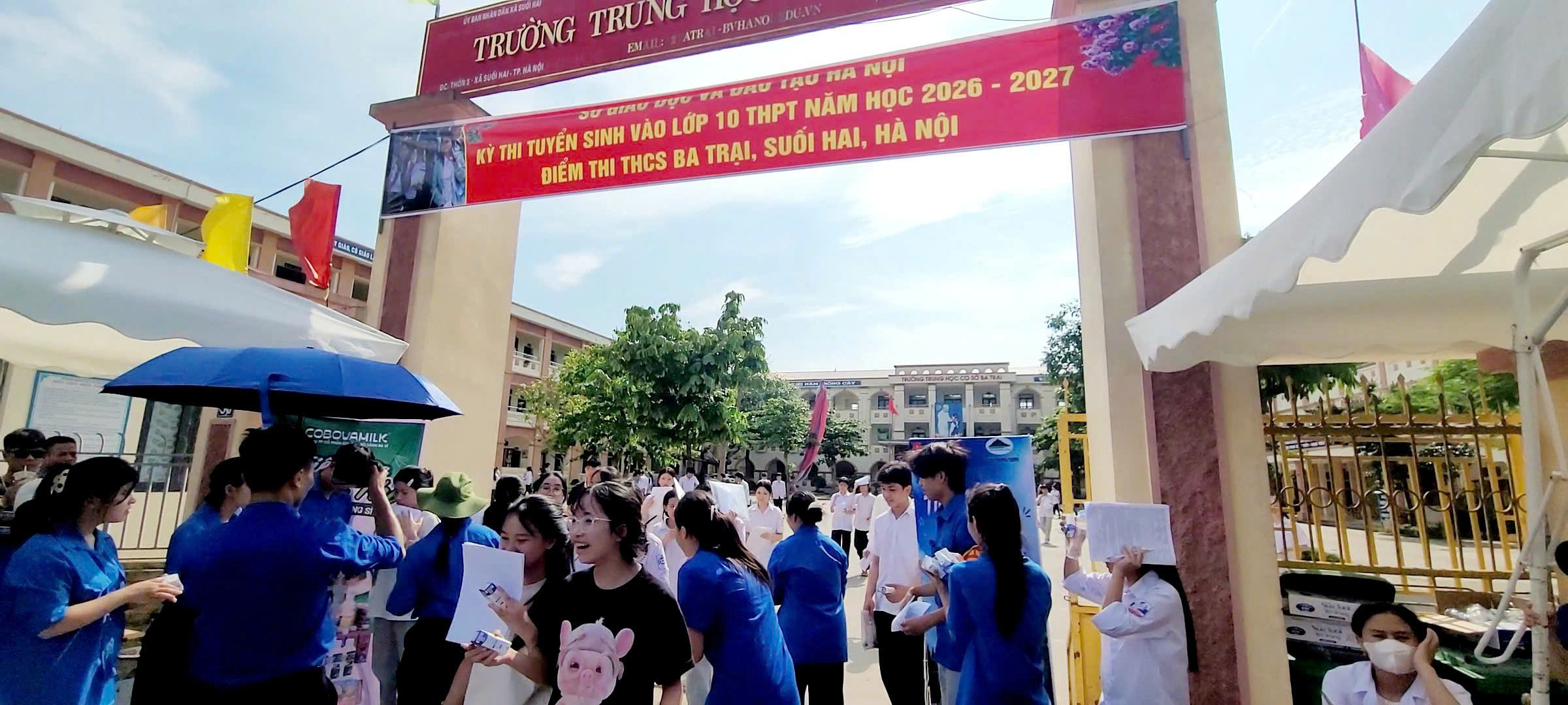 Xã Suối Hai bảo đảm kỳ thi vào lớp 10 diễn ra an toàn, nghiêm túc với 779 thí sinh tham gia dự thi
