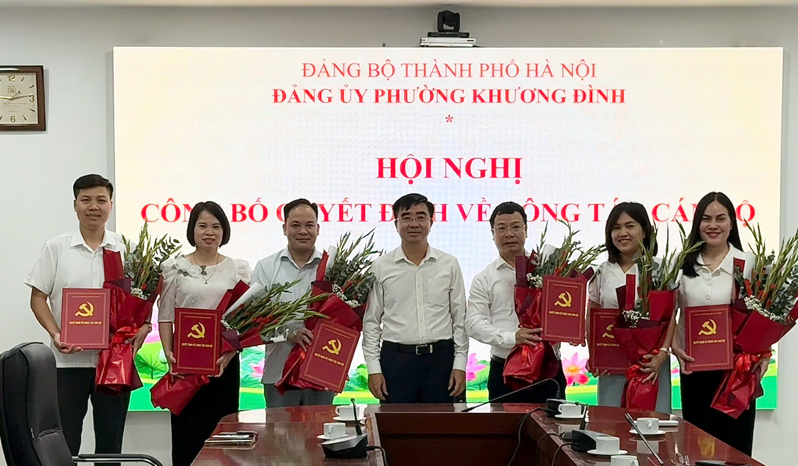 Phường Khương Đình kiện toàn Ban Chấp hành Đảng bộ, tăng cường năng lực lãnh đạo nhiệm kỳ 2025-2030