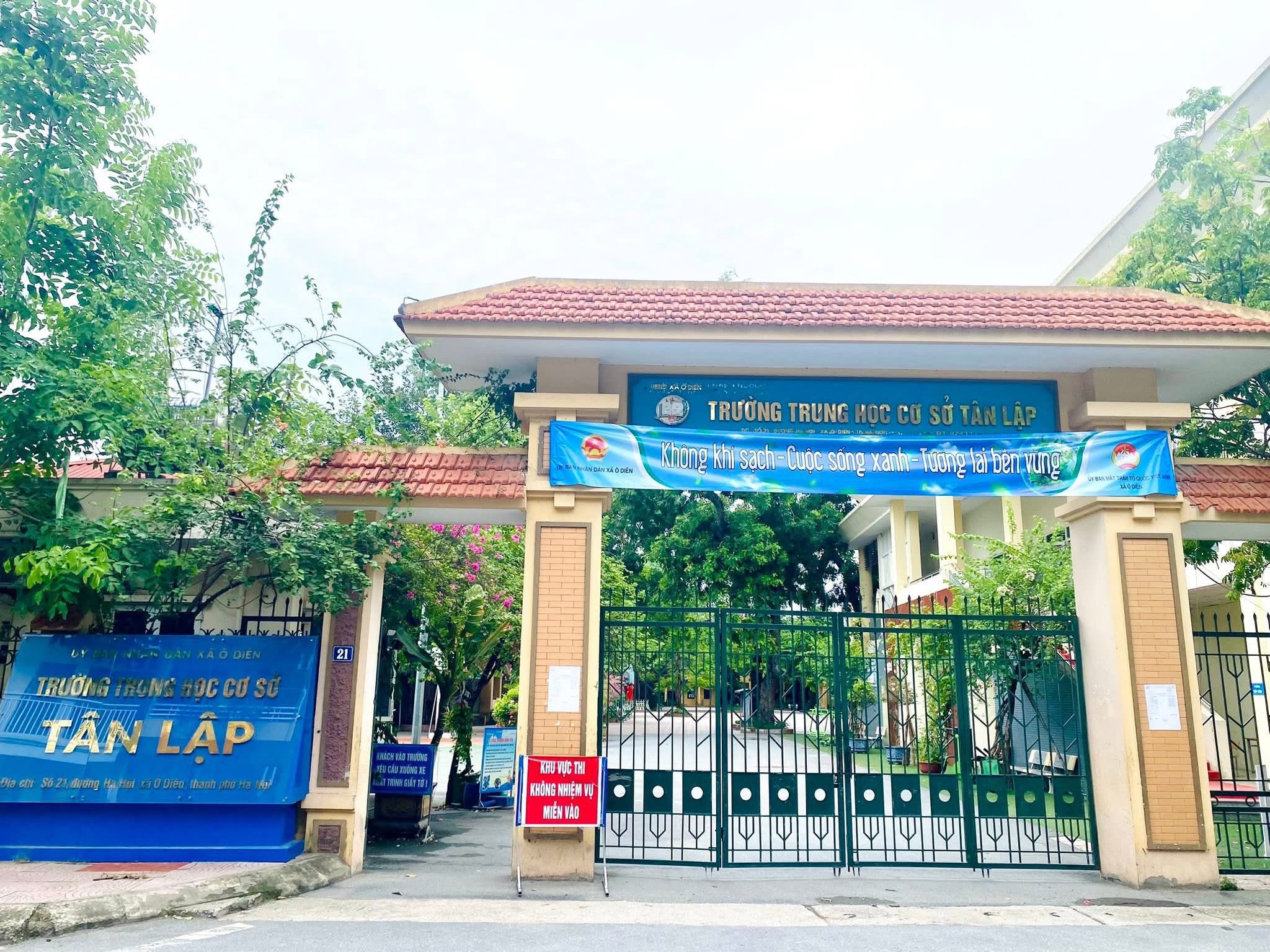 Xã Ô Diên siết chặt công tác chuẩn bị, sẵn sàng cho Kỳ thi tốt nghiệp THPT năm 2026