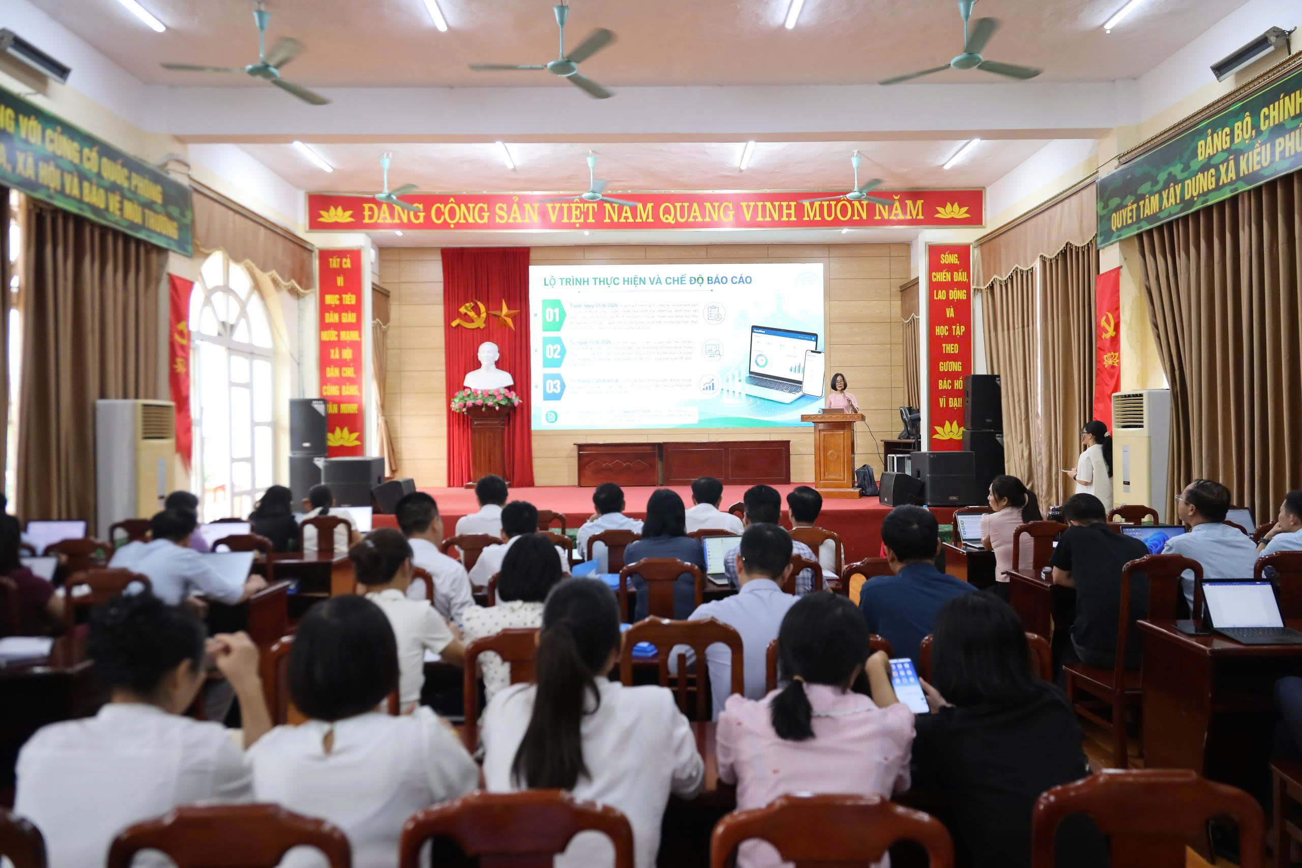 Xã Kiều Phú đẩy nhanh chuyển đổi số trong hệ thống chính trị với nền tảng HanoiWork