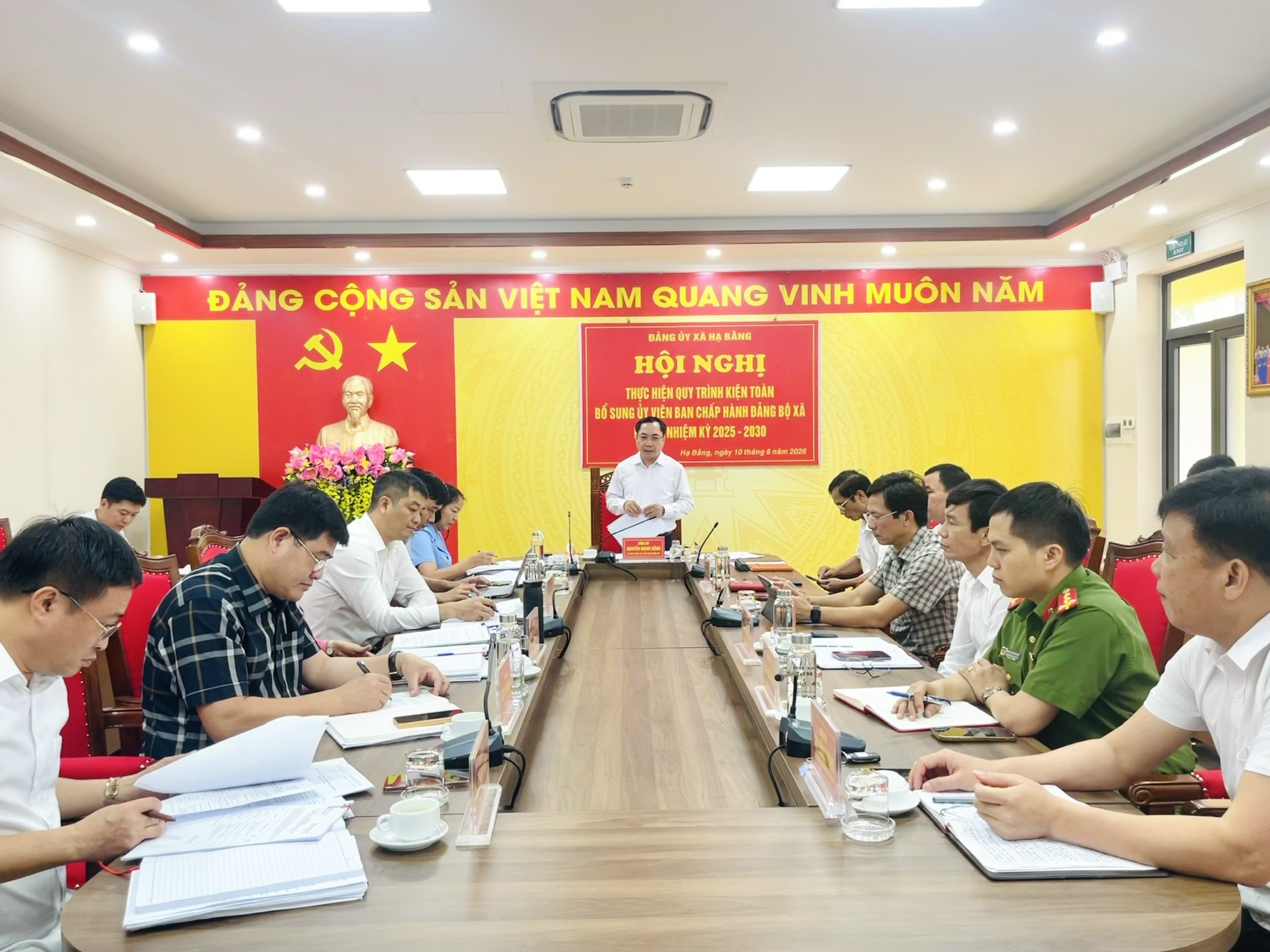 Xã Hạ Bằng thực hiện quy trình kiện toàn Ban Chấp hành Đảng bộ, nâng cao năng lực lãnh đạo nhiệm kỳ 2025-2030